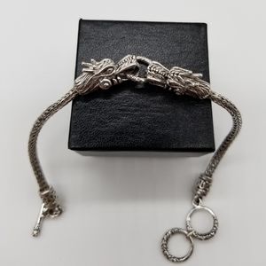 Bali Dragon. Sterling Silver Bracelet.